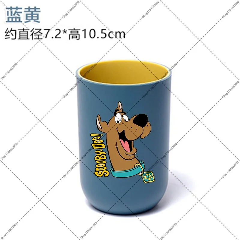 Scooby Doo Tooth Cup Couple Travel Portable Toothbrush Cup Cartoon Anime Pattern Printed Water Cups Unisex Bottles Party Gifts