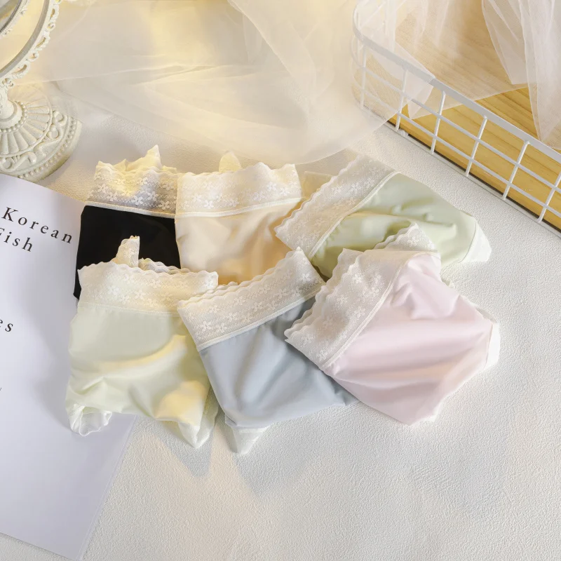 Fashion Female Panties Breathable Underwear Women Ultra Thin Sexy Underware Lingerie Briefs Woman Seamless Triangular Women's