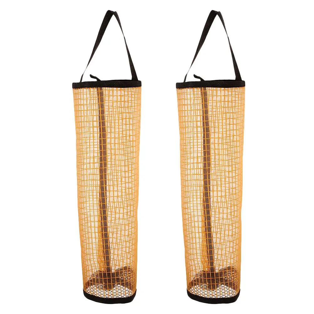 

2Pcs Tennis WallMounted Durable Storage Mesh Bowling Bags Ball Bags Small Ball Bag Golf Accessories Sports