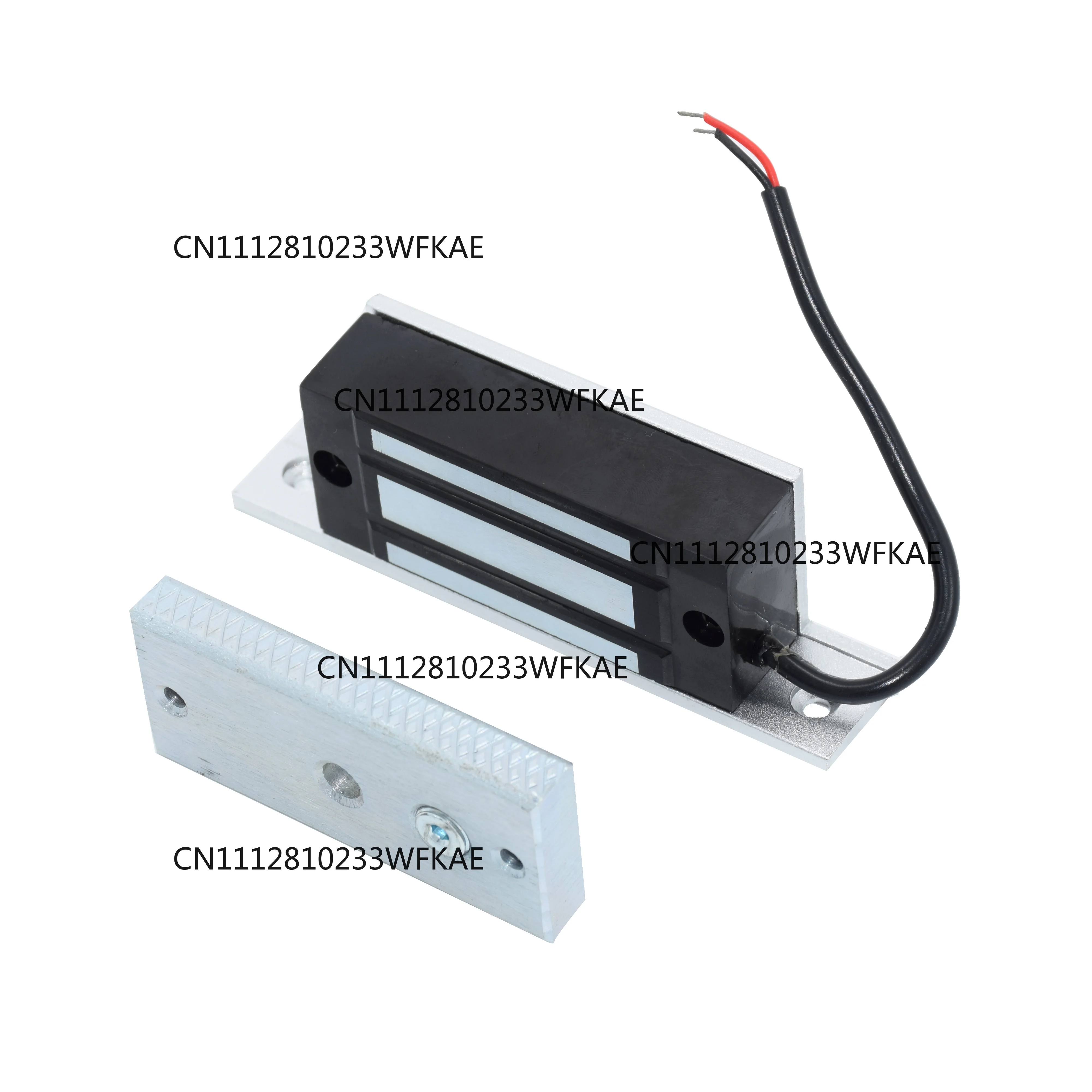 DC12V 24V Electromagnetic Lock 60Kg/100Lbs Magnetic Electric Door Lock For Showcase Cabinet Frameless Glass Door