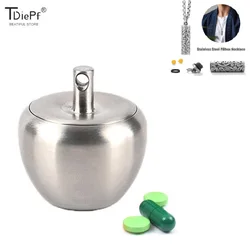 Mini Rvs Afdichting Fles Waterdichte Flessen Water Drop Shape Capsule Outdoor Camping Edc Tool Titanium Verzegelde Pil Case