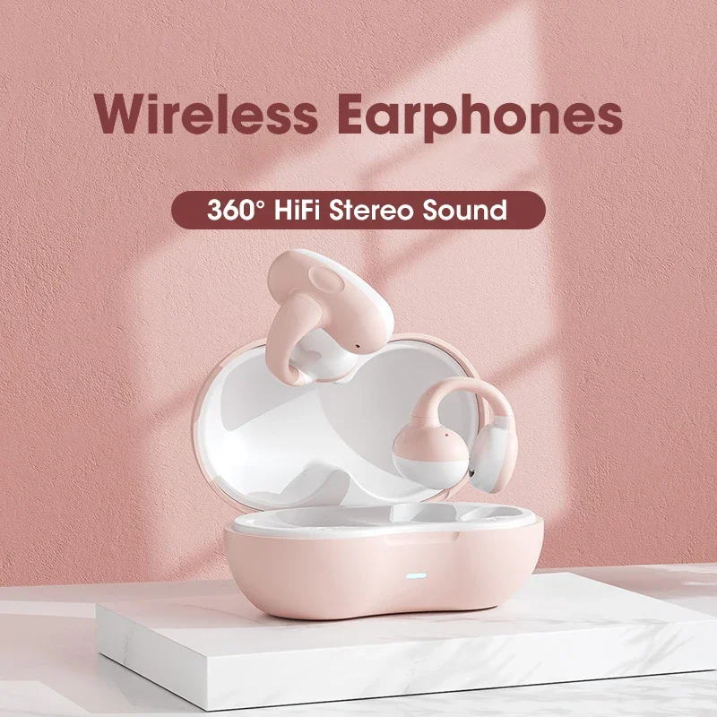 Sports Running TWS Earbuds Bluetooth 5.3 Wireless Stereo HiFi Music Sweatproof Earphones Comfortable In Ear Headphones
