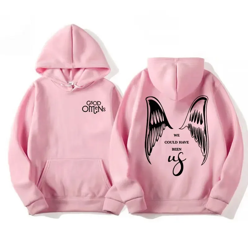 سلسلة ساخنة جيدة البشائر طباعة هوديس الرجال النساء الملابس الرجعية الجمالية البلوز عادية كنزة بمقاس كبير مقنعين الشارع الشهير #3