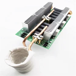 3000W 50A Tapless 6-tube ZVS High Frequency Induction Heating Machine Quenching Module DIY Kit