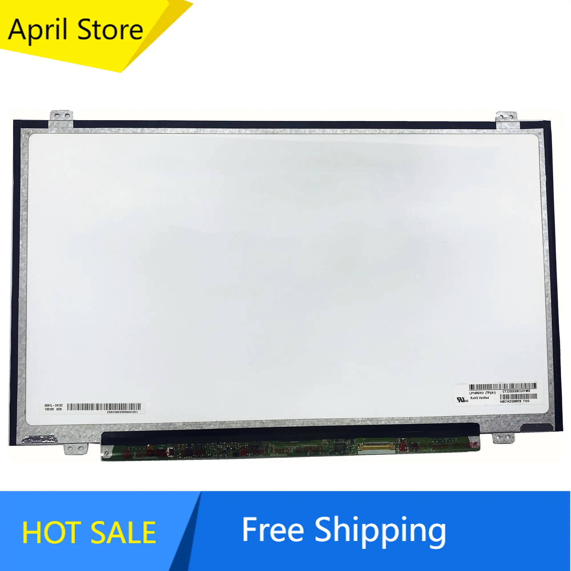 

Free shipping LP140WHU-TPA1 LP140WHU-TPB2 LP140WHU-TPC2 LP140WHU-TPD1 HB140WX1-601 Laptop Lcd Screen 1366*768 EDP 30pin