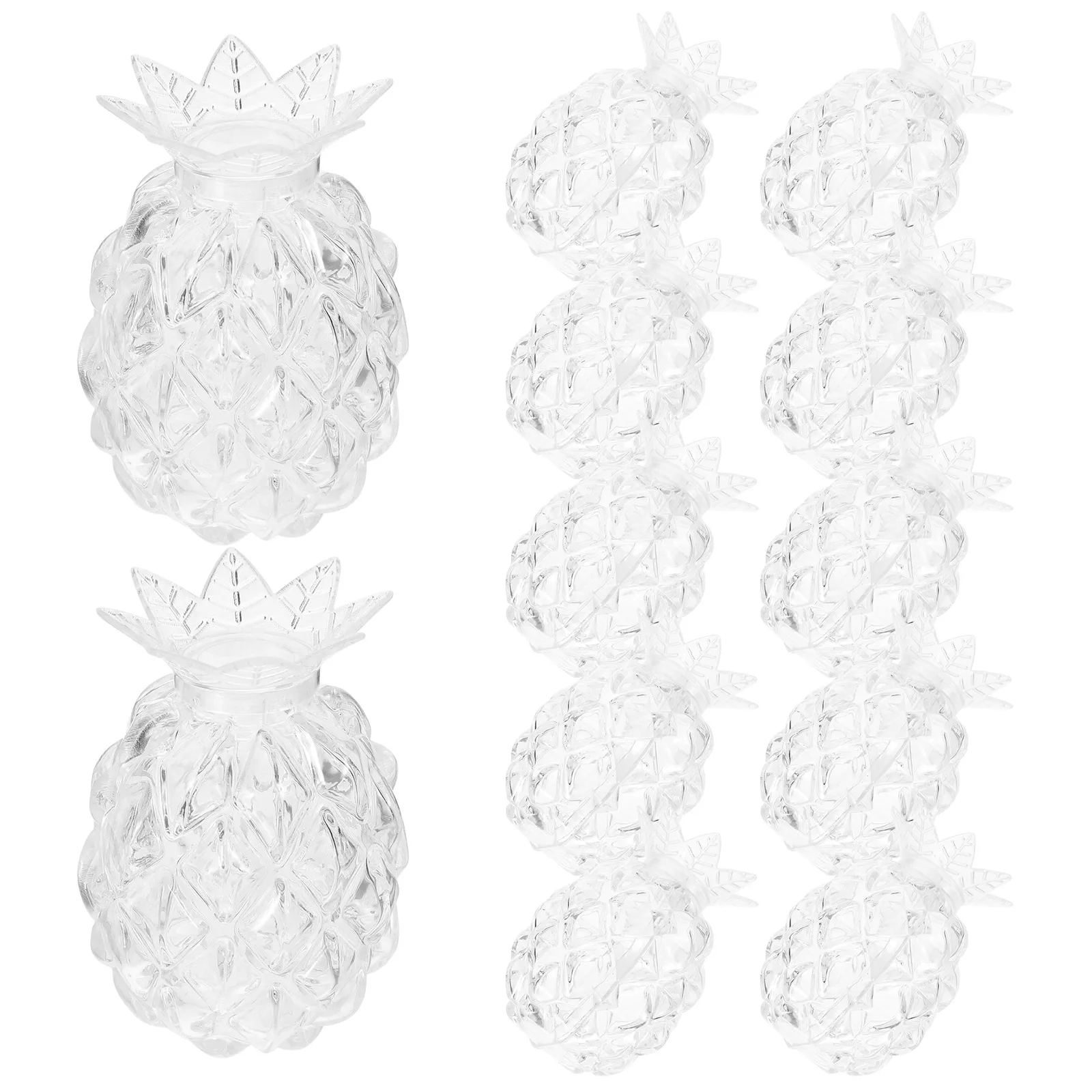 

12 Pcs Pineapple Candy Box Party Favor Boxes Favors Wedding Fruit Plastic for Guest Holder