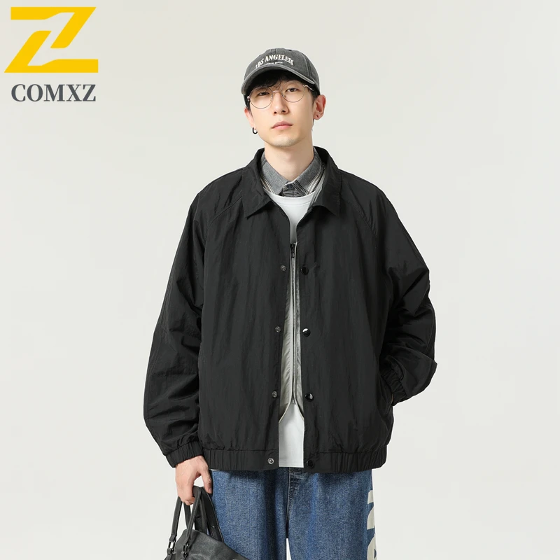 

EiAO Jacket Retro-Futuristic Flight Men Women Loose Fit Vintage Hong Kong Style Waterproof Windproof Coat windbreaker Streetwear