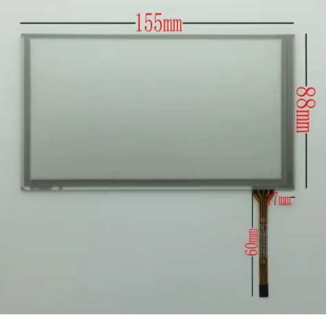 

6.2 inch resistive touch screen 155*88 four-wire ST06207