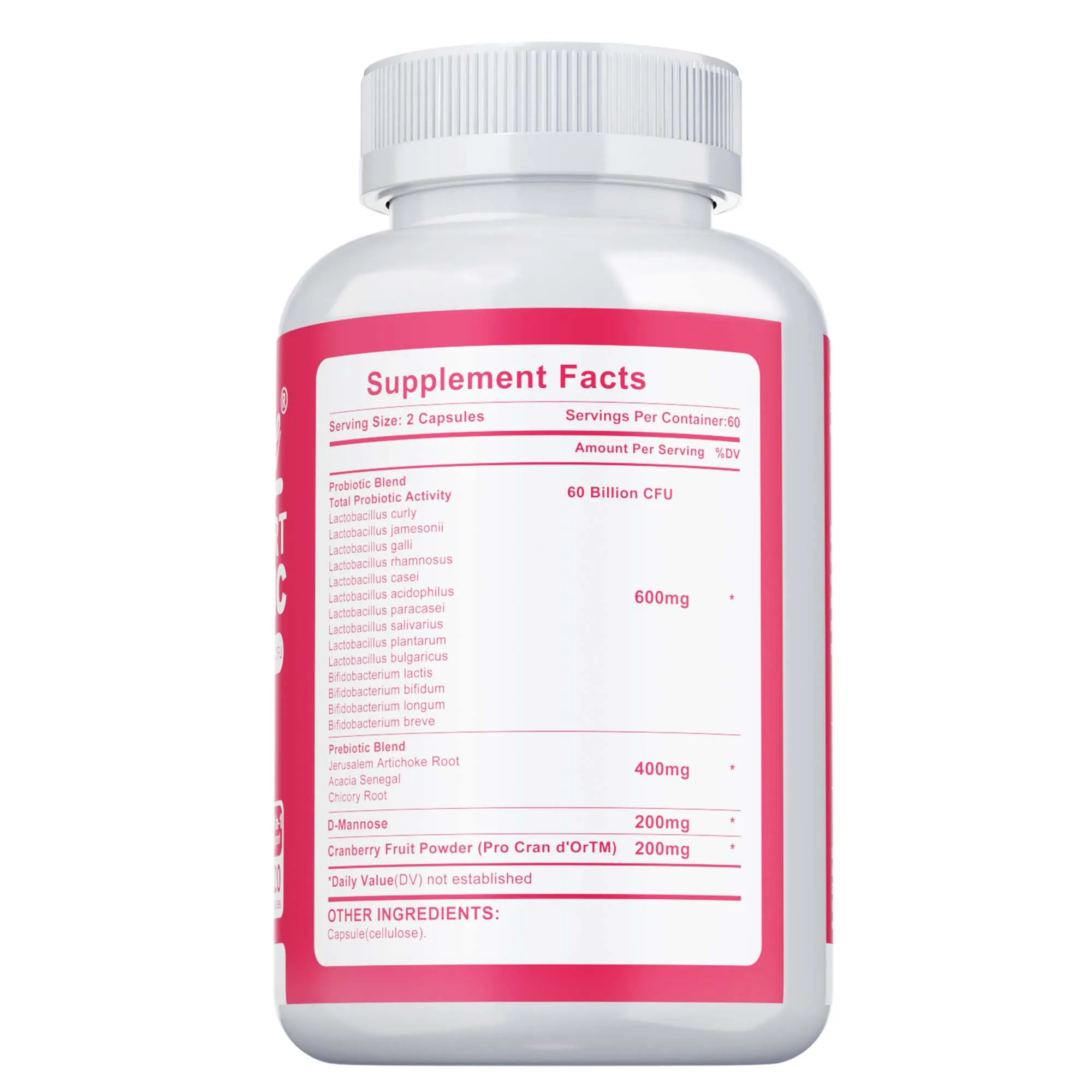 Private Parts Probiotics - Balances Women's PH Levels, Reduces Vaginal Odor, Promotes Vaginal & Urinary Health,Enhances Immunity
