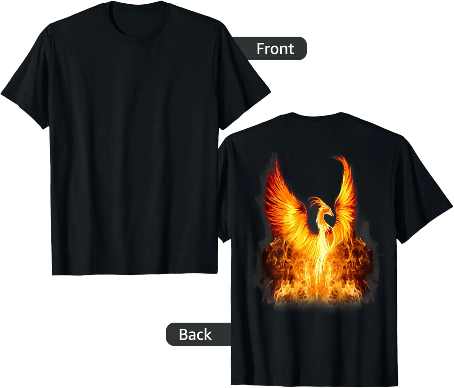 da Ashes Resurrection DESIGN ON THE BACK T-shirt