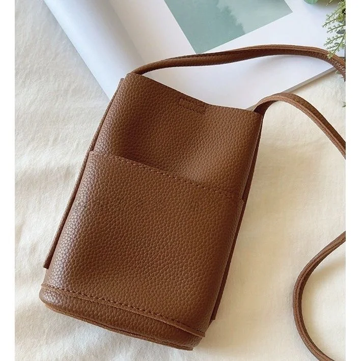 Faionable Casual Umhängetasche Handytasche Damen Buet Bag Simple Sli Single Oulder Bag Niedliche Handtasche für den täglichen Gebrauch