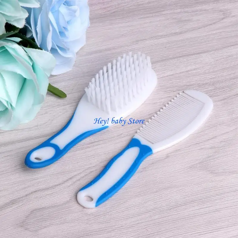 

Q1FE Comb and Brush Bathing Washing Hair Soft Bristle Round Tip Safe for Head Massage