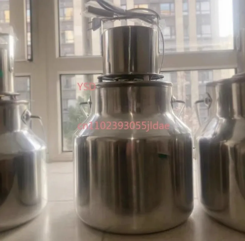 Electric Household Butter Churn Aluminum Alloy Milk Mixer with Stainless Steel Lid