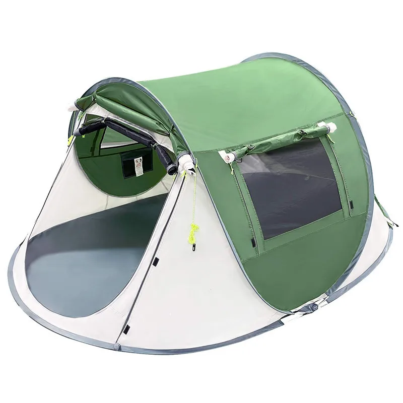 

2-3Persons Fully Automatic Boat Type Portable Tent Outdoor Camping Tunnel Quick Open Rainproof Tourist Picnic Throw Beach Tarp