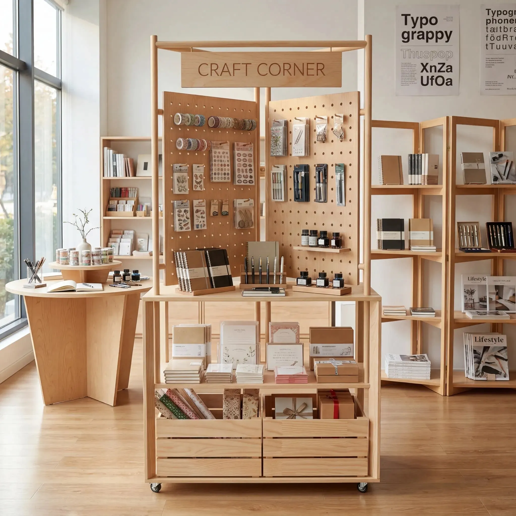 LLMM Storage Cabinet Shelf Sample Display Cabinet Merchandise Exhibition Museum Display Display Stand Wooden
