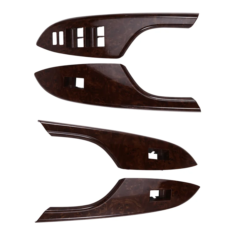 

Car Window Switch Panel Door Handle Armrest Trim Window Lift Cover For Toyota Corolla 2006-2013 Peach Wood Grain