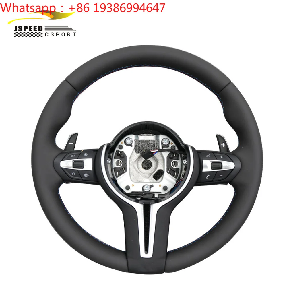 For F8x M2 M3 M4 Nappa Leather Car Steering Wheel for BMW M5 M6 F10 F20 F22 F30 F32 F36 F06 F07 E70 Full Set