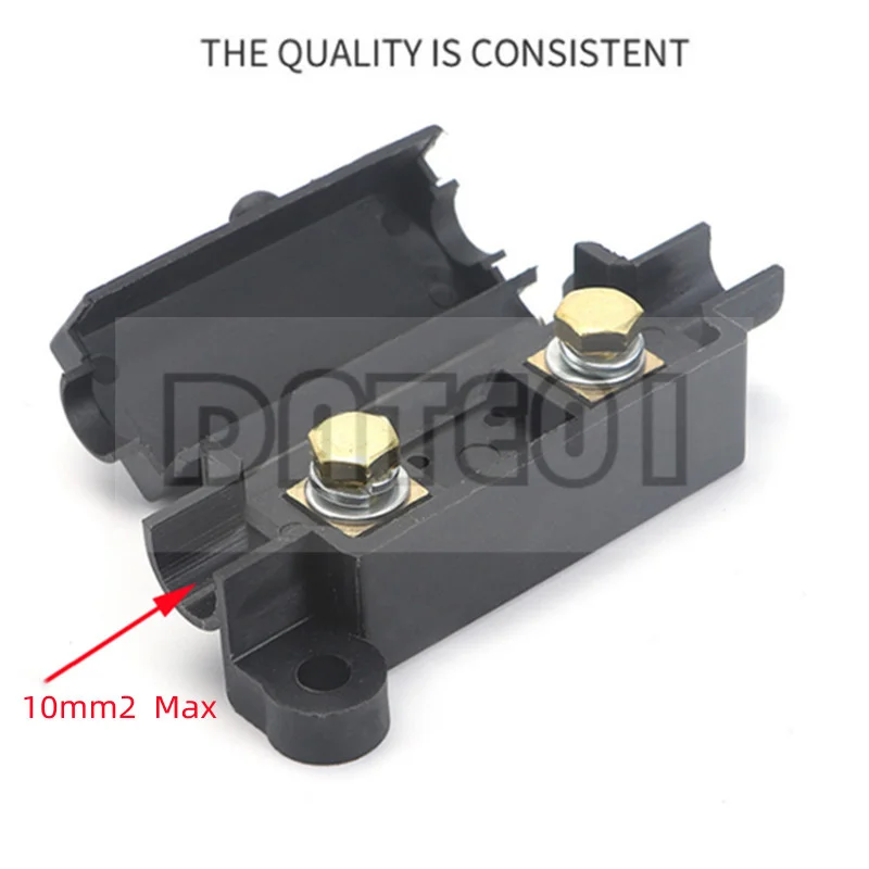 DIY Motor Home Modified Parts Circuit Line Flame Retardant Parking Fuse Box  On-Board Single Channel Large Current Fuse Holder