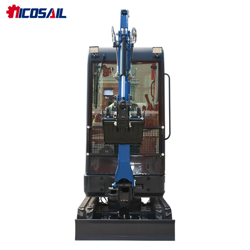 حفارة صناعية صغيرة معتمدة من مادة EPA - تصميم زاحف للبناء وتربية المزرعة والحيوانات