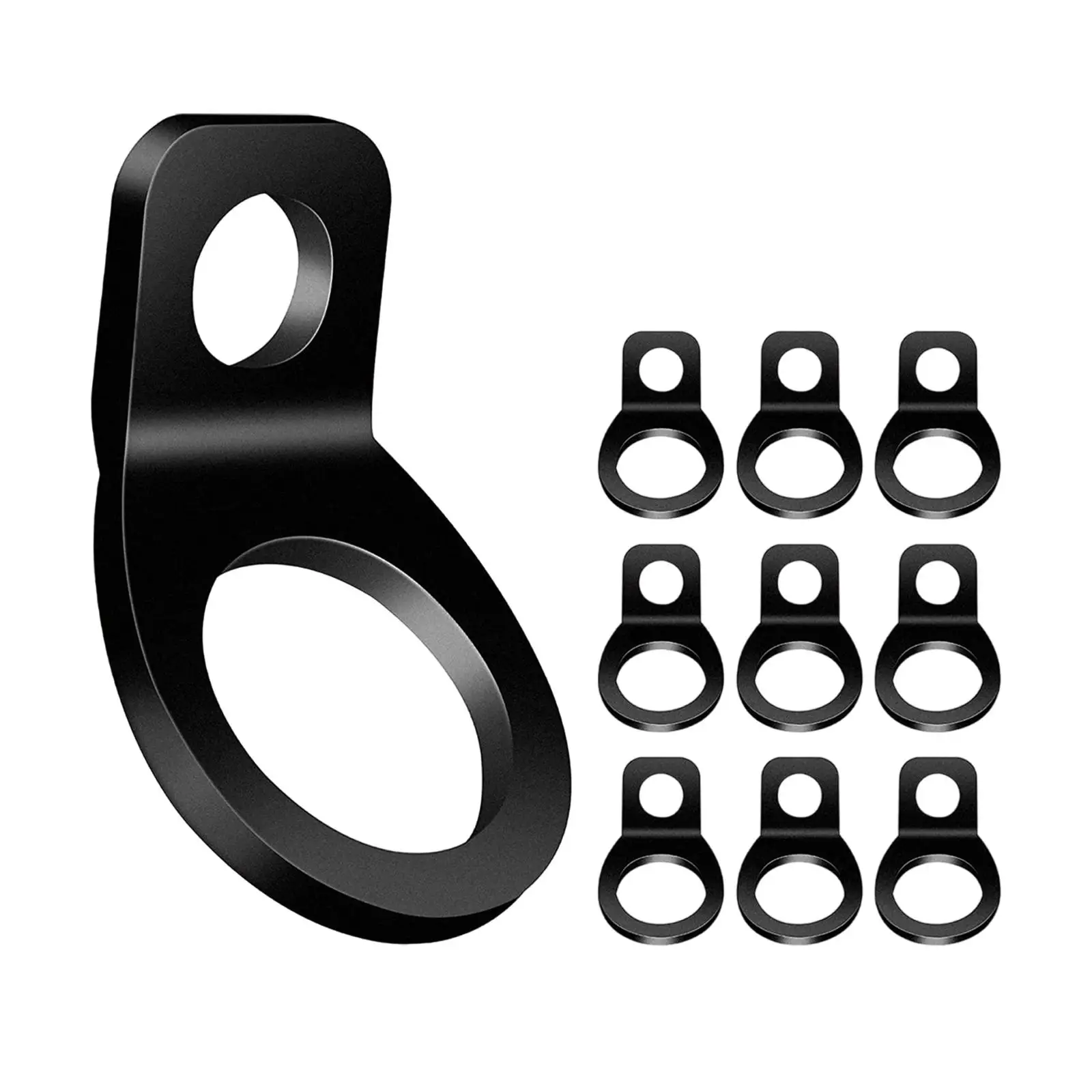 10Pcs Generic O Ring Car Tie Down Anchor Hooks for ATV Pickups Workshop