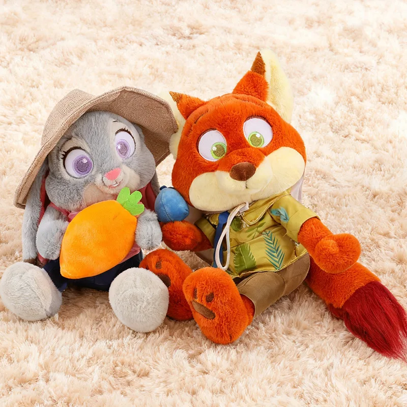35/45/60Cm Zootopia Judy Nick Pluche Kussen Speelgoed Kawaii Gevulde Pop Cartoon Anime Dier Kussen pluizige Home Decor Kid Geschenken
