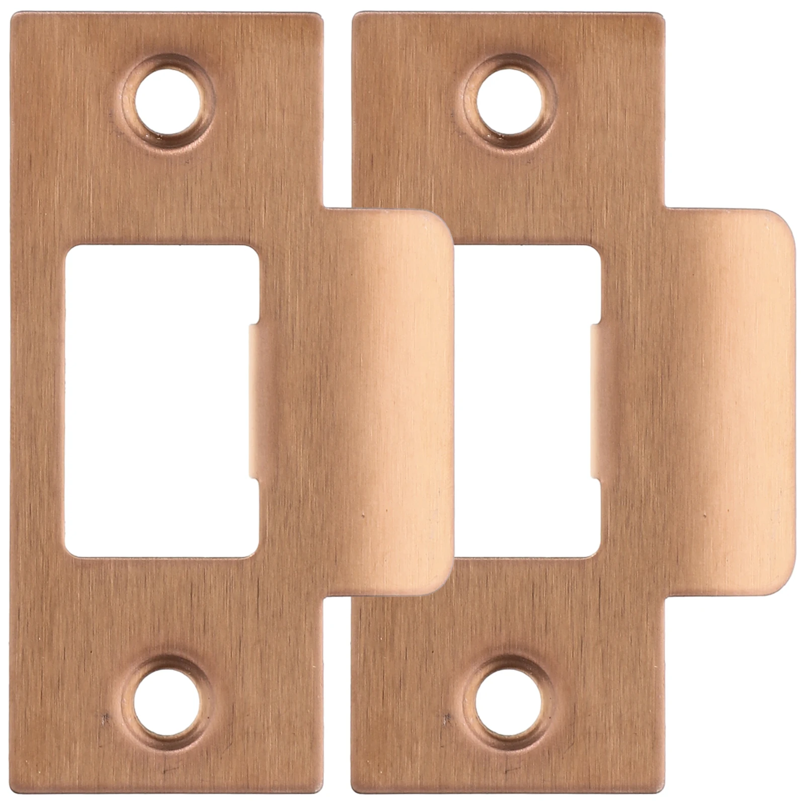 

4pcs Lock Tongue Buckle Deadbolt Strike Plate Stainless Steel Door Reinforcement Cover Hole Filler Accessories