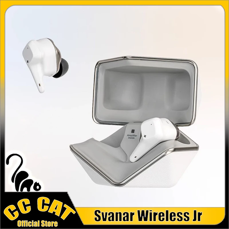 

Hifiman Svanar Wireless Jr Wireless Bluetooth Earphones Hifi In-Ear Earphones Active Noise Reduction Earbuds Game Earphones