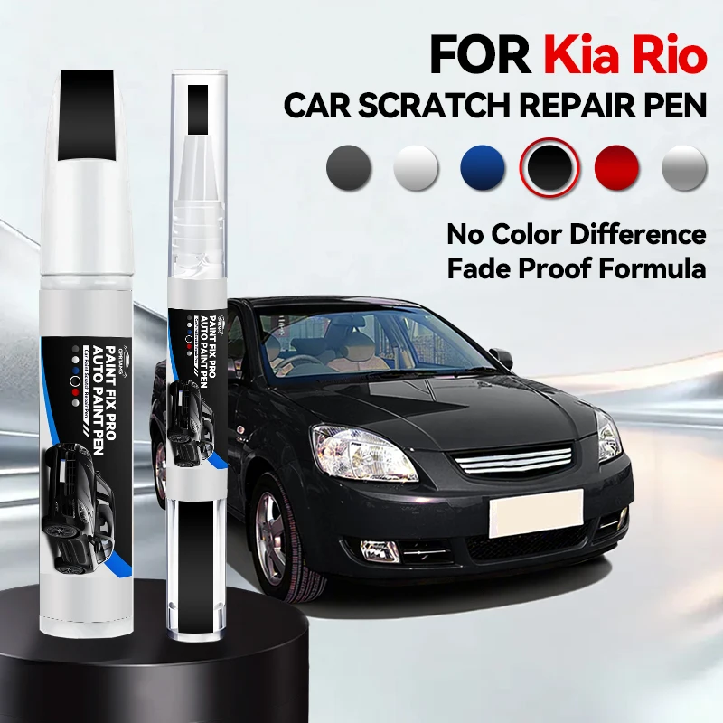 Purpose Vehicle For 2000-2025 KIA Rio JB DC UB YB Paint Repair Pen Touch Up Scratch Remover DIY Auto Accessories Bla