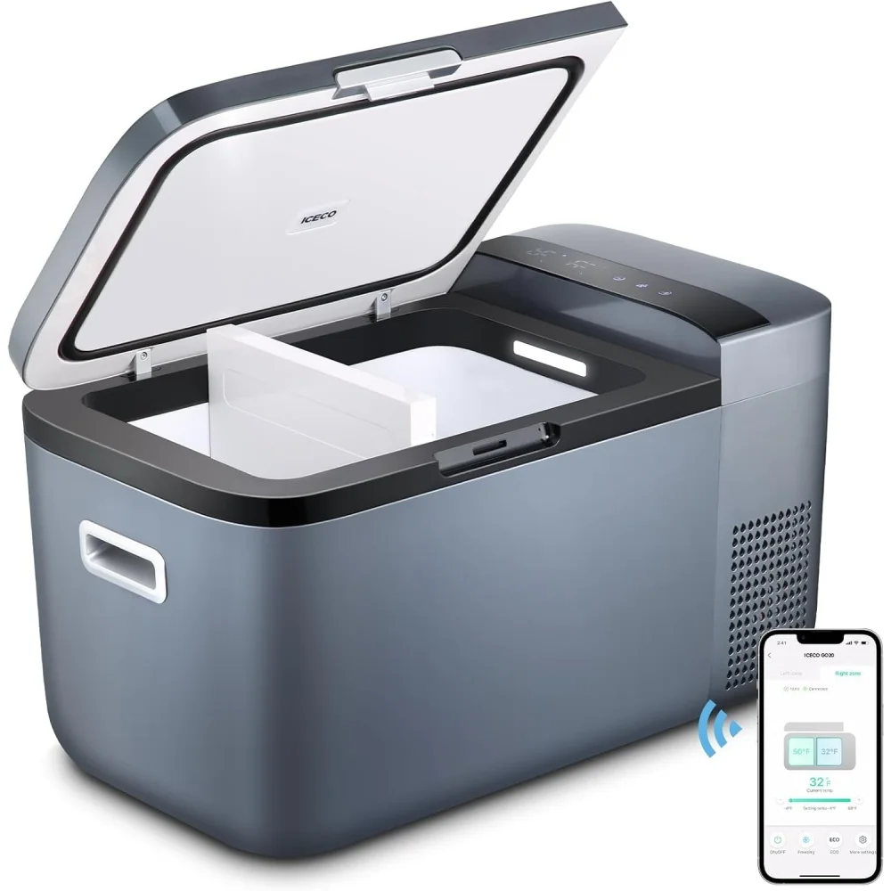 

Портативный компрессорный холодильник-морозильник ICECO YCD20 20 л для грузовиков, автодомов и автомобилей, на аккумуляторе, водонепроницаемый, для кемпинга, низковольтный, 1 год гарантии