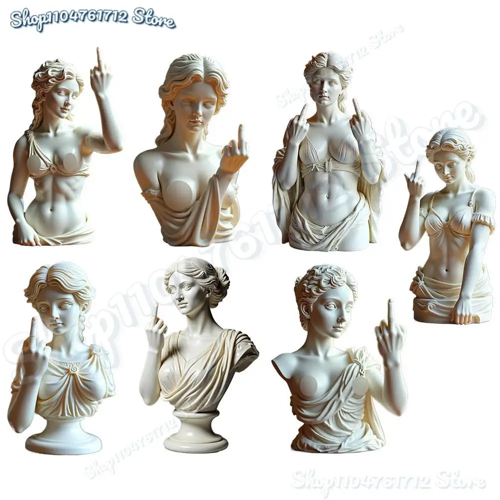 

Statue Of Vienna Goddess Funny Goddess Statue 3D Resin Craft Ornaments Unique Design Cultural Symbol Office Home Decoration 2025