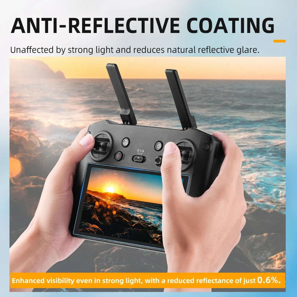 BRDRC Anti-glare Film AR Screen Film for DJI Mavic 3 Pro/Air 2S/Mini 3 ProRC Pro Remote Control Screen Full Cover HD Film