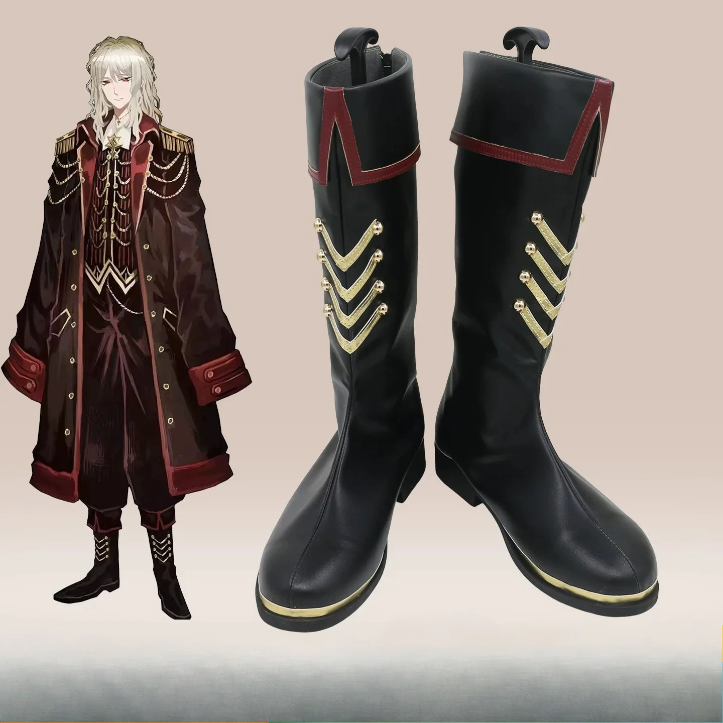 chaussures-de-cosplay-anime-don-quixote-limbus-company-bottes-accessoires-de-costume-d'halloween-accessoires-de-deguisement