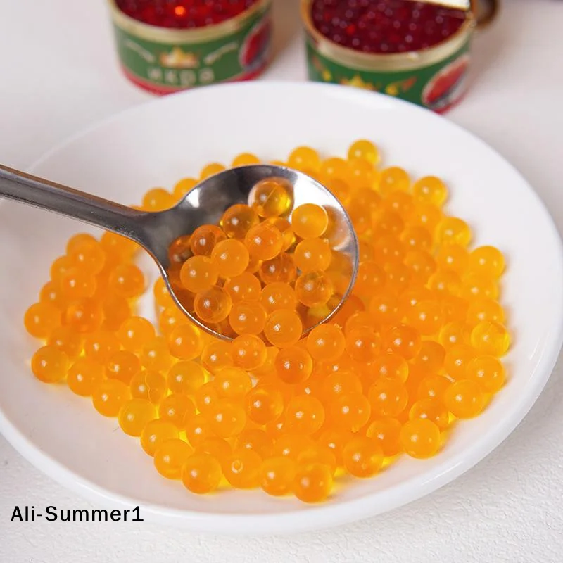 【E】20/50/100Pcs Fake Caviar Fish Roe DIY Japanese Food Play Sushi Noodles Hand DIY Simulation Food Doll Accessories Play House