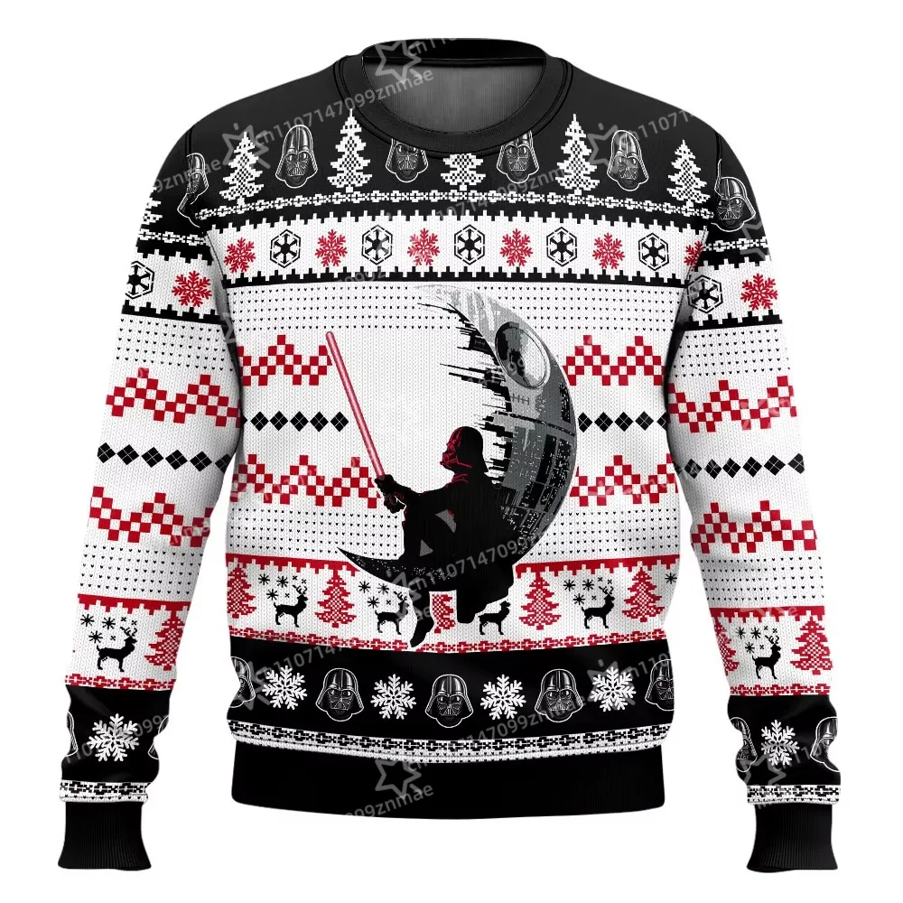 ديزني عيد الميلاد سترة قبيحة مرح ماس البلوز دارث فيدر عيد الميلاد غالاكسي حافة هدية الكريسماس للرجال النساء سترة