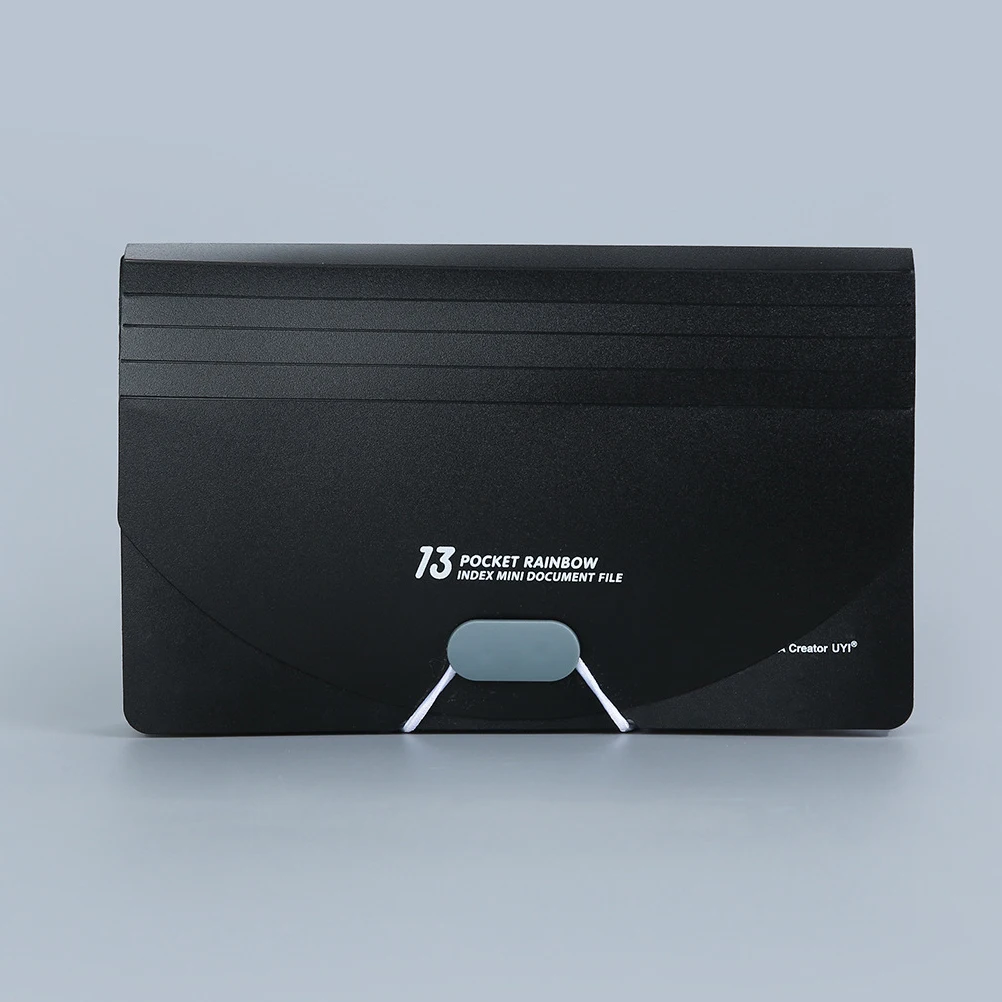 

A6 Expanding File Folder 13 Compartments Three Side Seal Receipt Holder Portable Document Organizer Folder Coupon Bills Taxes