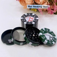 2inch Chip Herb Grinder Metal 4-Layer Manual Salt Mill Spice Pepper Mortar Tobacco Raw Grass Herb Grinder Smoking Cigarette Tool