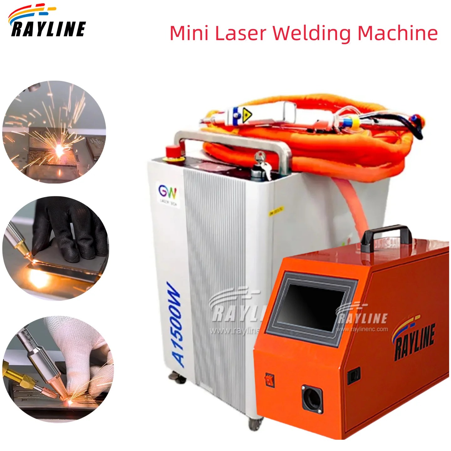 

Mini Laser Welding Machine 1000W/1500W Handheld Laser Welding Cutting Cleaning 3 In 1 Water-cooling Laser Welder Metal Stainless