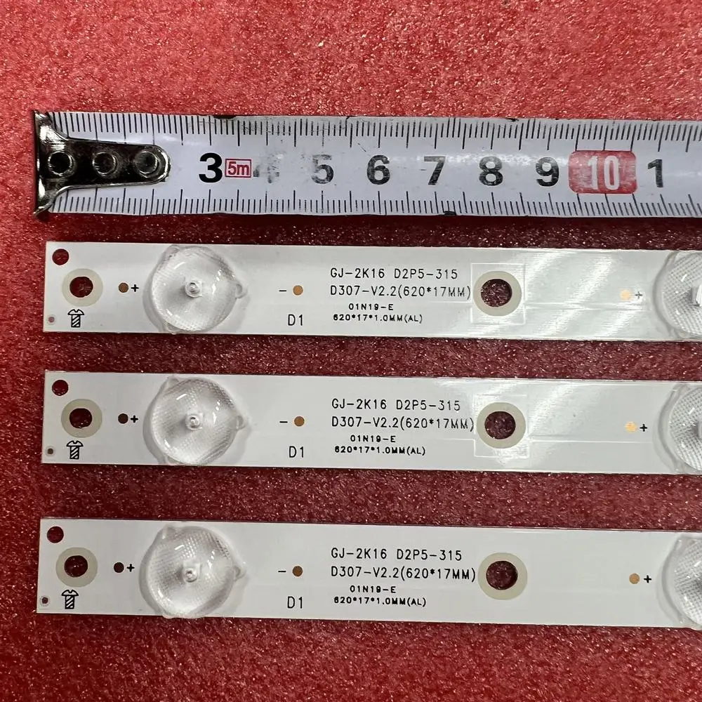 Striscia di retroilluminazione a LED 7LED per TV 32LJ590U-ZA SONY KDL-32R330D 32PFS6401 32PHS5301 LB32080 V0 32LH500D 01P26 01N18 01N19