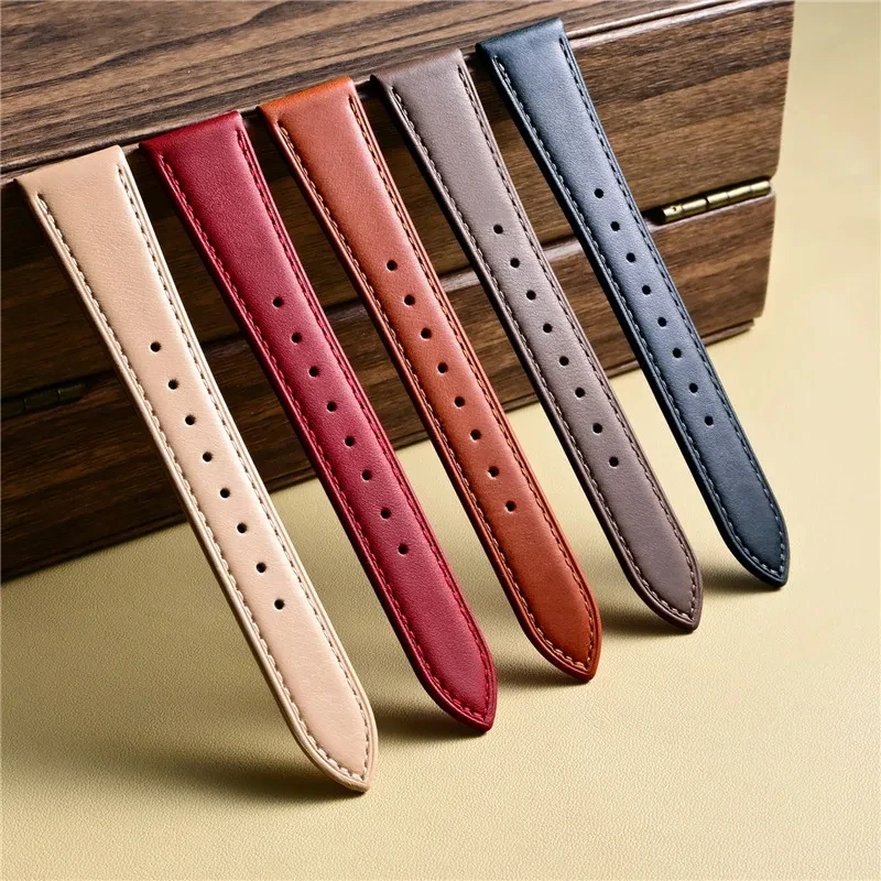 20mm 22mm 24mm 고품질 오일 왁스 빈티지 레트로 가죽 시계줄 (유니버설 방수 소프트 울트라 씬 시계 밴드)