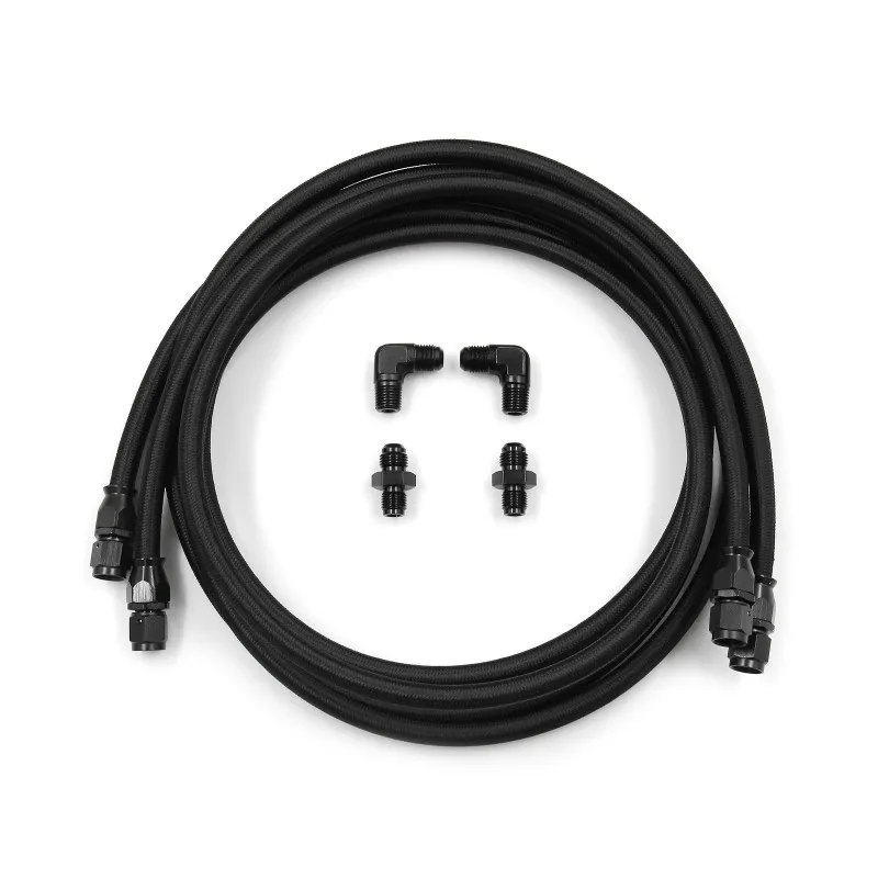 6AN 7FT PTFE Transmission Cooler Pipeline Components Set For GM 4L60 700R4 TH350 TH400-M54K