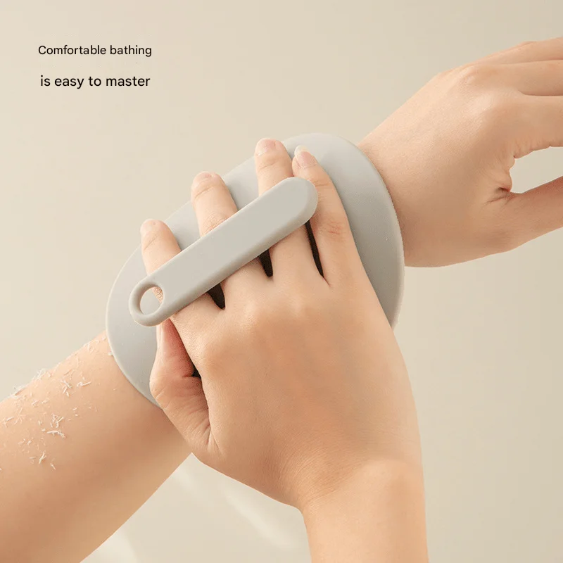 

Silicone Bath Leather Silicone Round Cake Men's and Women's Painless Bath Towels Home Bath Strong Mud Rubbing Artifact