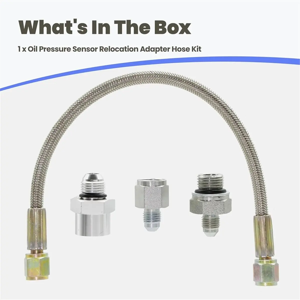 2026 New Tool Oil Pressure Sensor Relocation Adapter Hose Kit Fit for C5 C6 Series LSX 5.3L 6.0L 6.2L