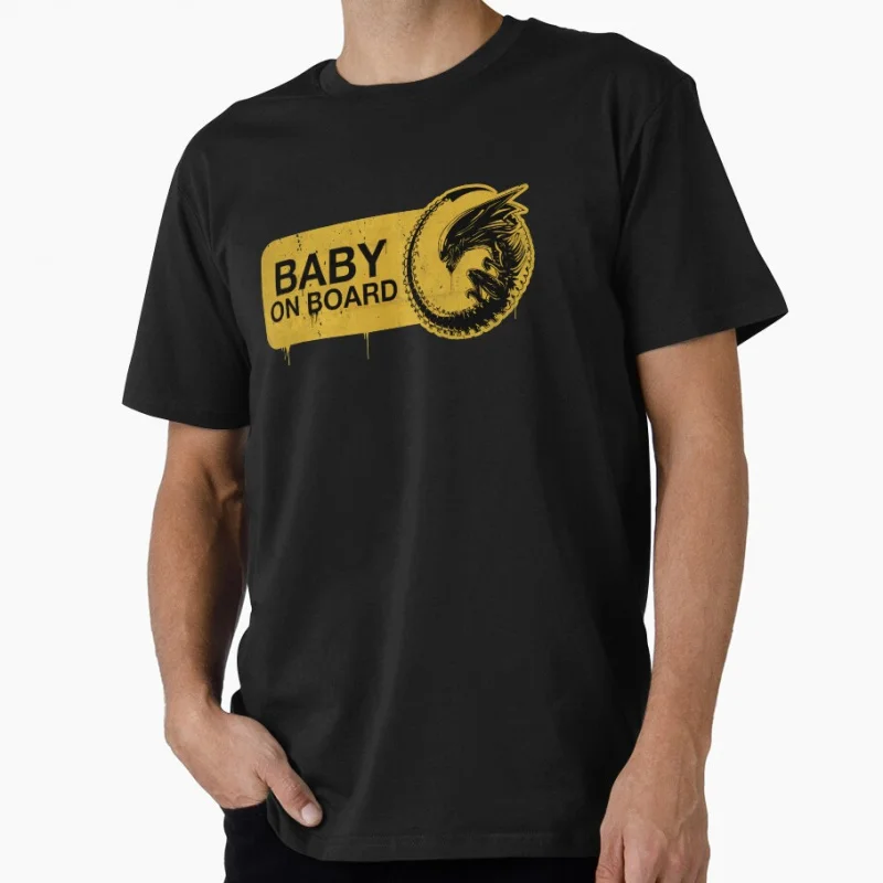 

Baby Xeno! 80s vintage Horro movie Alien Hells warrior Ripley Sacry Space Monster hunter Xenomorph Gift T-shirt Large size Tops