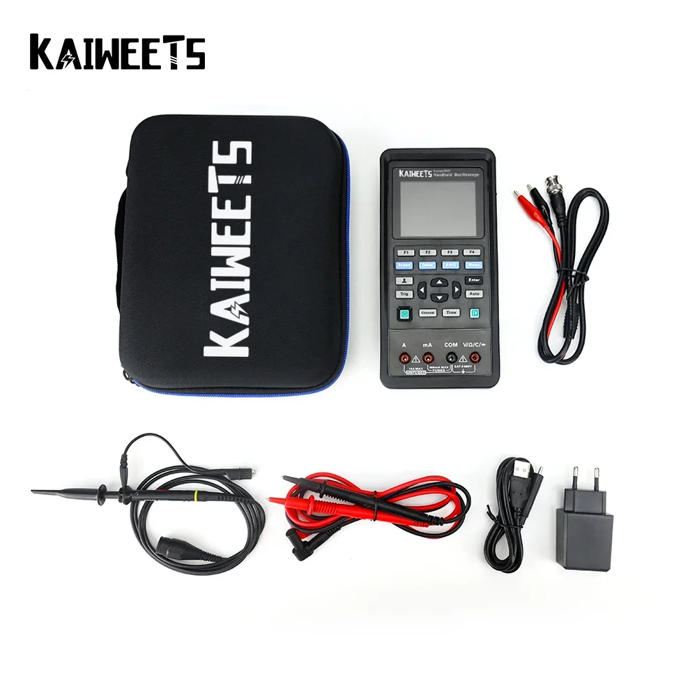 Digital Storage Oscilloscpe Multimeter Auto True RMS Tranistor Probe Multimetro Waveform Oscilloscope