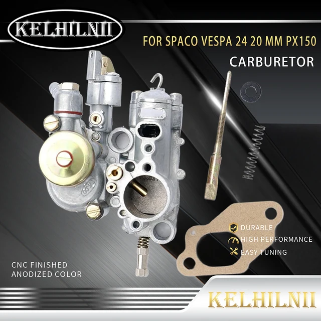 Gaźnik PX150 125 20MM 24MM Gaźnik do motocykli Spaco VESPA 24 20 Mm P 1051 SI 20-20D LML 3 24-24D Orado NV3 GAŹNIK
