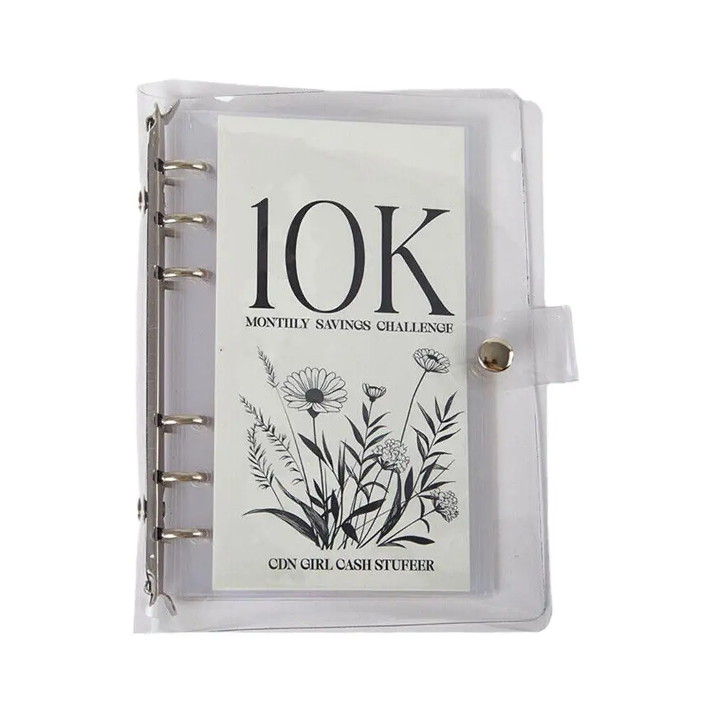 NEW 2024 12-Months Envelopes Money Saving Challenge Funny 2.5K/5K/10K To Save Envelope Planner Kit Challenge HIGH-END Budge O7G1