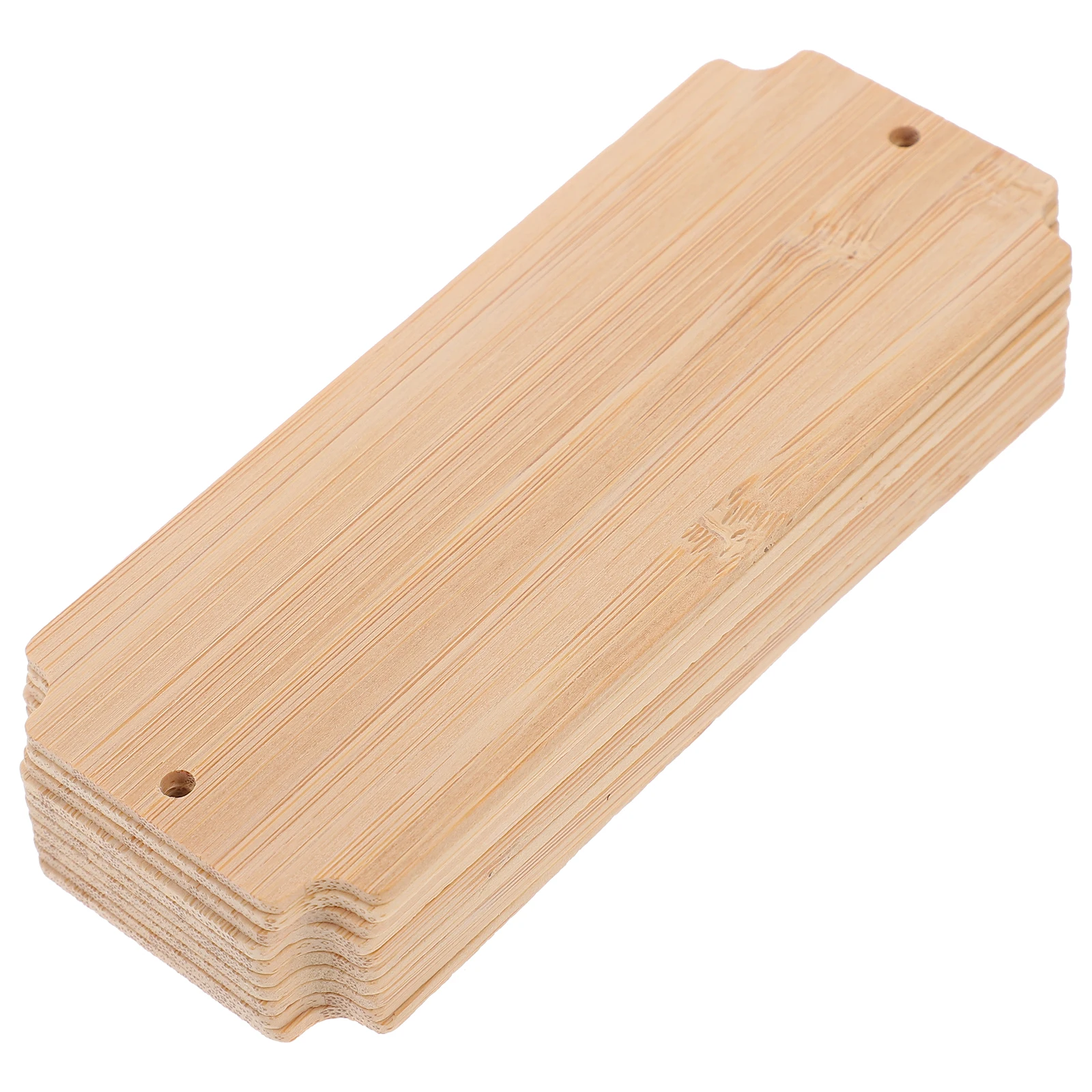 10 Stück leere Bambus-Lesezeichen, 12 cm x 5 cm x 0,2 cm, DIY-Bastelanhänger für Kinder, Malerei, unvollendete Bambus-Ausschnitte, Lesezeichen-Plaketten