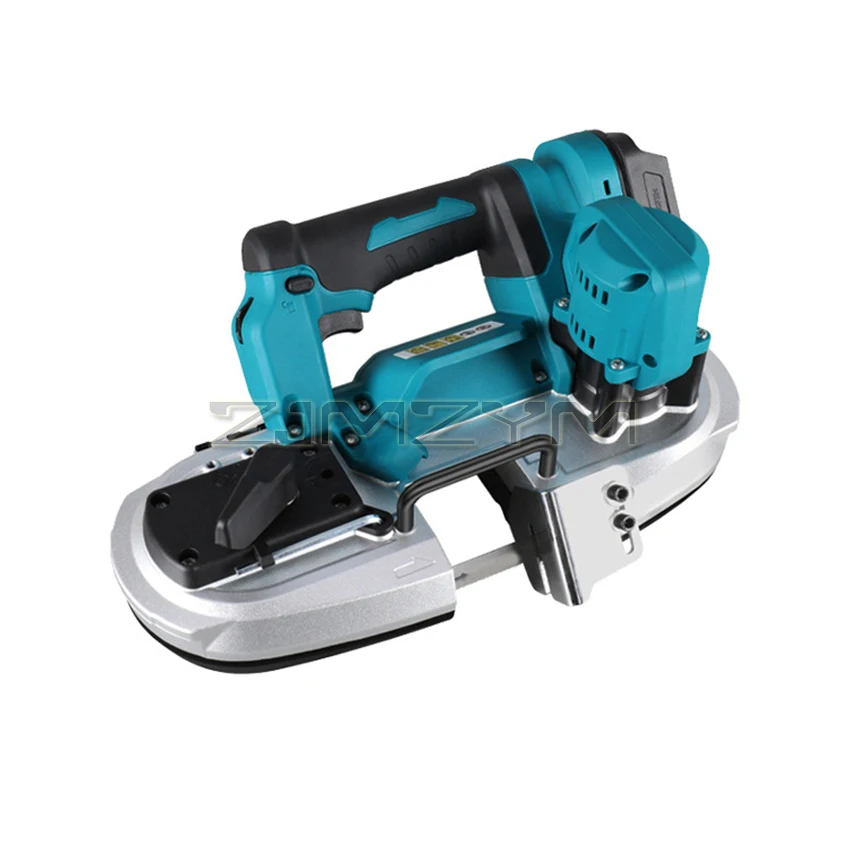 110-220V Brushless Electric Band Saw Machine Handheld Metal Wood Cutting Tool Wire Saw Wireless Power Saw 21V 4.0Ah 0-3.2m/s