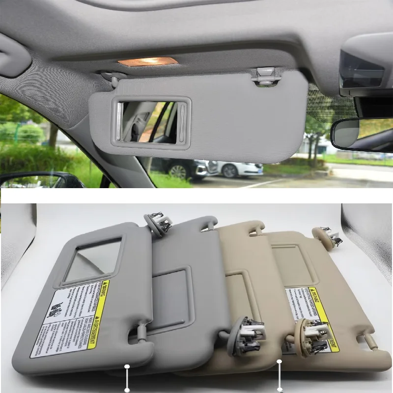 

Автомобильный солнцезащитный козырек для Toyota RAV4 2006-2013, водительская пассажирская сторона, солнцезащитный козырек с зеркалом для макияжа, светодиодная лампа