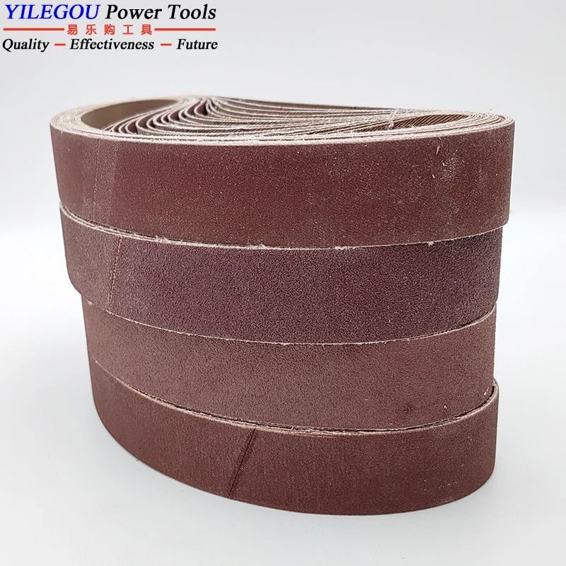 Bande Abrasive de 533mm, Bande Abrasive de 30x533mm, 1.2x21 Pouces, 533x30mm, 5 Pièces P40--1000